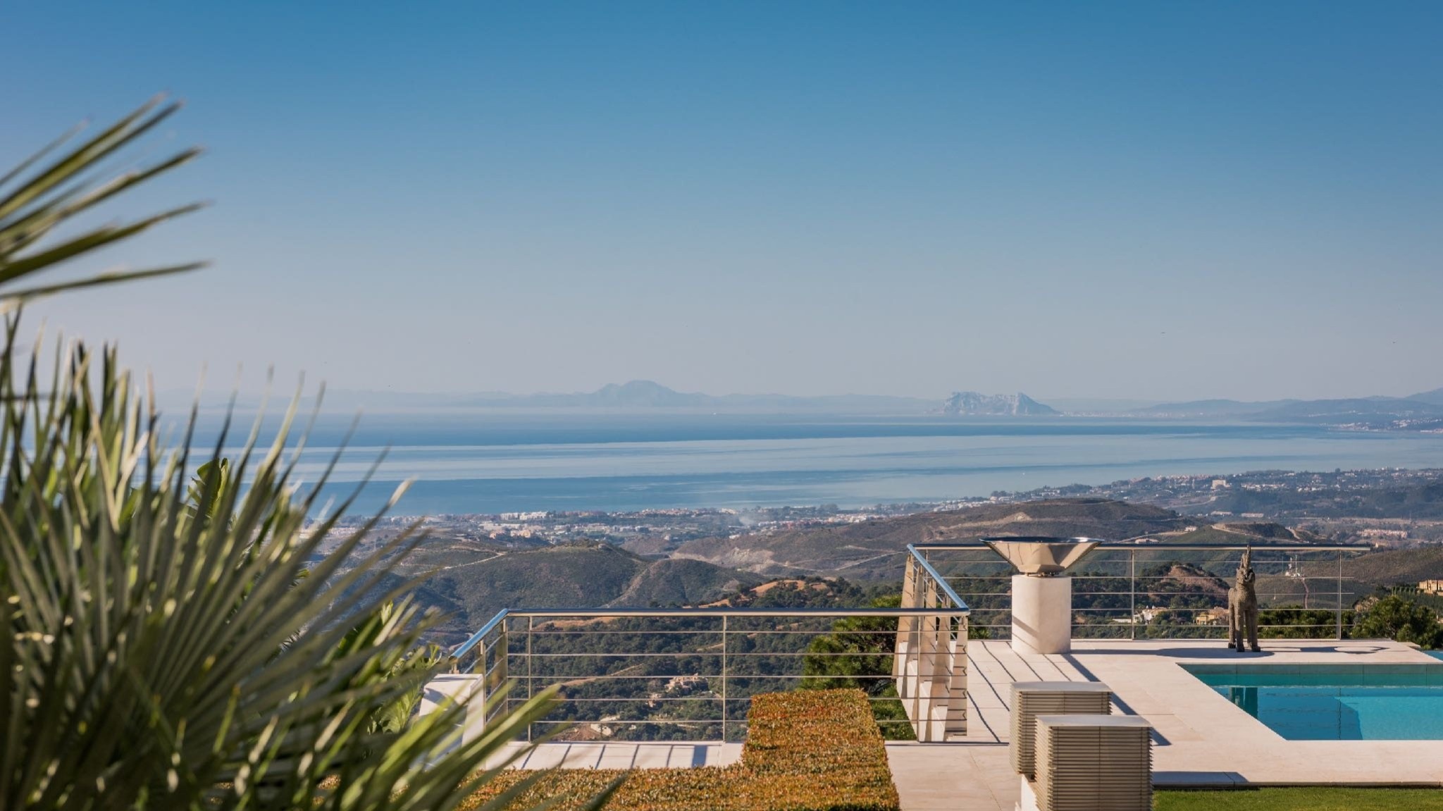 Udsigt mod Gibraltar og Nordafrika